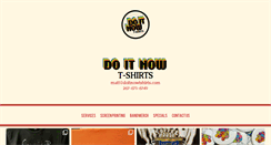 Desktop Screenshot of doitnowtshirts.com